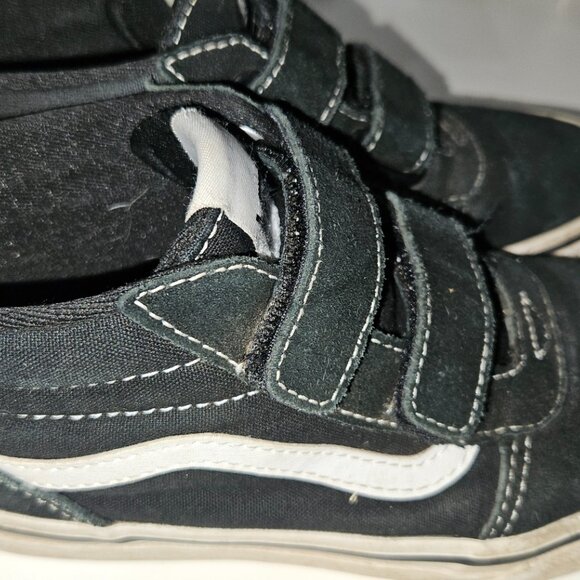 Vans high tops, black, size 1, velcro - Picture 5 of 7